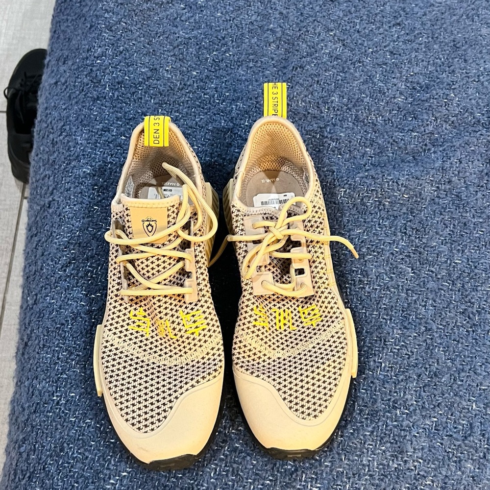 adidas Yellow and Black Athletic Shoes